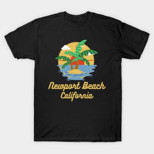 Newport Beach California Sunset souvenirs T-Shirt